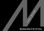 Meridian 506 User guide