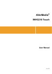 Avermedia IWH3216 Touch User manual