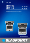 Blaupunkt IVSC-3302 Operating instructions