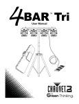 Chauvet 4BAR Tri User manual