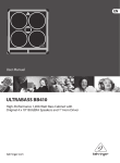 Behringer Ultrabass BB115 User manual