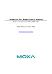 Moxa Technologies Industio CP-114 Series CP-114 Series User`s manual