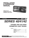40, 41, 42 Series Perimeter Lights Installation Guide