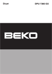 Beko DPU 7360 GX User manual