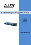 Alloy APS-48T4SFP User manual