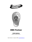 Elation DMX Partner User manual