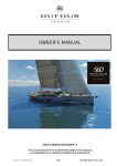 Dufour Yachts 560 DUFOUR Grandlarge cruising escape Owner`s manual