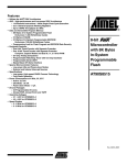 Atmel AVR AT90S8515-4 Specifications