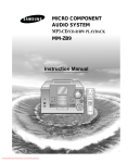 Samsung MM-ZB9 Instruction manual