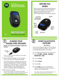 Motorola T350 User`s guide