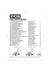 Ryobi RLM140SP User`s manual
