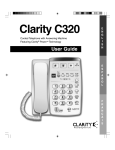Clarity C320 User guide