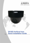 Zavio D-510E-varifocal lens Installation guide
