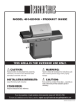 Char-Broil 463420508 Product guide