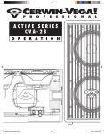 Cerwin-Vega CVA - 28 Specifications