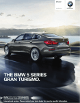 BMW 5 Series GranTurismo Technical data