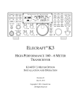 ELECRAFT K144XV Specifications