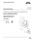 AIRLESSCO SL 6250 Instruction manual