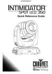 Chauvet Intimidator COLOR LED User manual