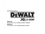 DeWalt DCF813 Instruction manual