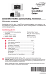 Aprilaire Premium Digital Humidifier Control Installation guide