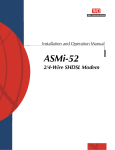 RAD Data comm ASMi-52L Specifications