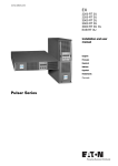 Eaton Pulsar Series User manual