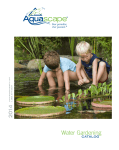 Aquascape Pro 7500 Owner`s manual