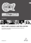 Behringer Bass V-Amp LX1B Pro User manual