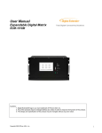 Digital Extender EDM-1818M User manual