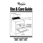 Whirlpool LG6099XT Operating instructions