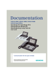 Siemens OpenStage 40 G SIP User guide