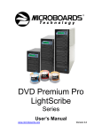 MicroBoards Technology Premium Pro User`s manual