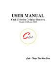 CTEK Z4200 User manual