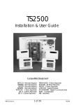 Menvier Security TS2500 User guide