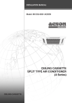 Acson Air Conditioner Installation manual