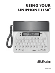 Unifone HOME OFFICE Specifications