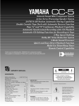 Yamaha CC-5 Owner`s manual