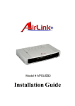 Airlinkplus APSUSB2 Installation guide