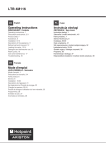 Ariston Hotpoint LTB 4M116 Operating instructions