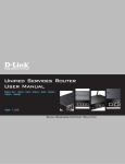 D-Link DSR-500N User manual