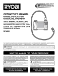 Ryobi RP4205 Operator`s manual