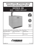 Burnham 8B Series Operating instructions