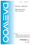 Daewoo KOC-8H6T7S Service manual