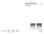 Extron electronics SFI244 Series User`s manual