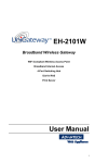 Advantech UniGateway EH-2101W User manual