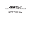 Asus MEL-M 370 User`s manual
