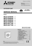 Mitsubishi MSZ-GA60 VA Service manual