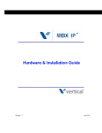 Vertical IP8024 Installation guide