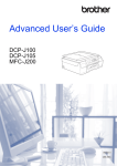 Brother DCP-J105 User`s guide